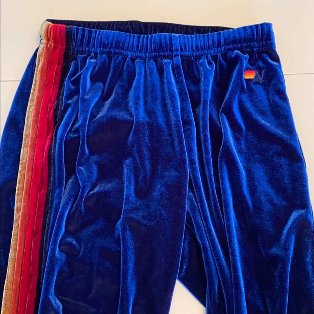 Blue Velvet Aviator Nation Sweatpants